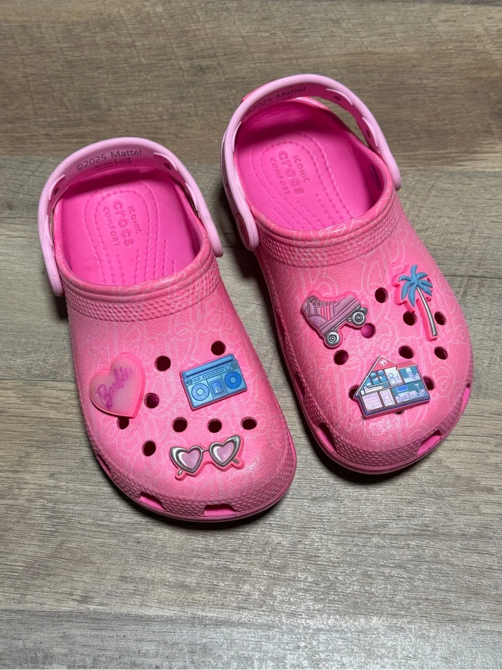 Mattel Barbie™ x Crocs Kids Classic Clog Pink | Size 12